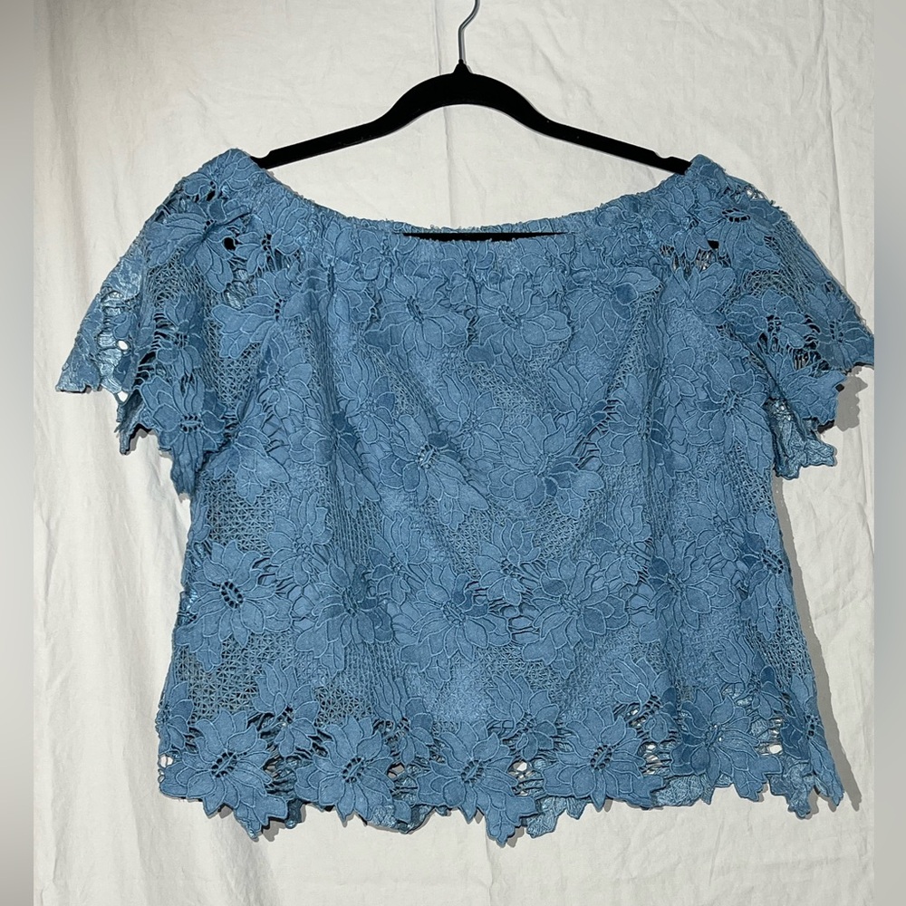 Miss Me Lacey top